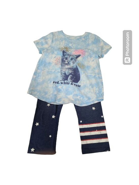 SO Other - Girl's Size 10-12 Red, White, and Cute Patriotic Outfit